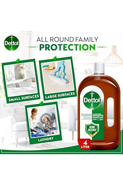 Dettol Antiseptic Antibacterial Disinfectant Liquid, 4L