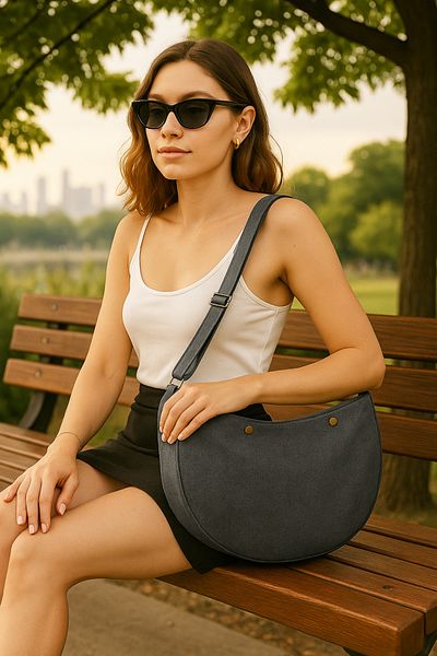 Hulganz Pars Hurkel Shoulder Bag Ibiza Linen Canvas Woven Fabric Large Volume Bag with Double Layer Inner Pocket