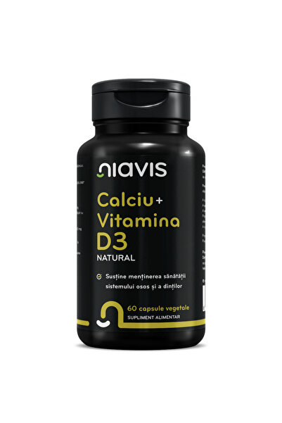 Niavis Calciu + Vitamina D3 60 cps