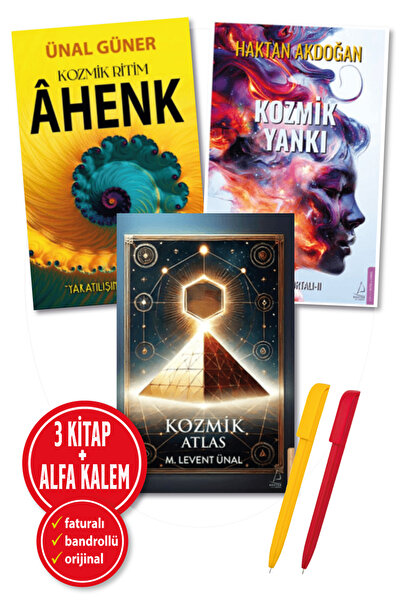 Destek Yayınları Alfa Kalem+ Kozmik Atlas+Ritim Ahenk+Yankı 3 Kitap YENİ (Meh...