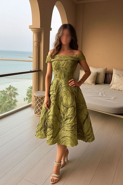 4YOU Apple pleated dress