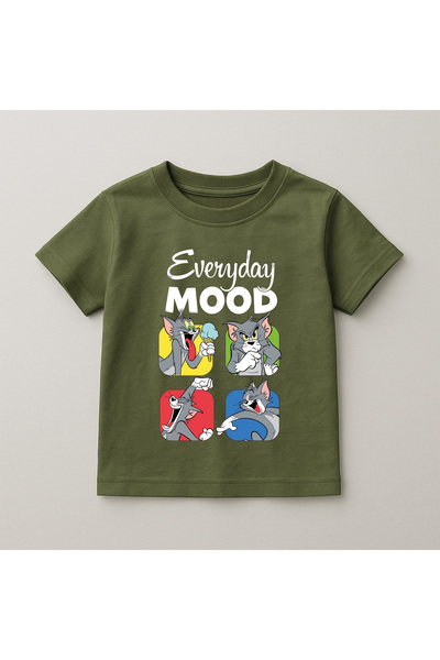 SVART WEAR Tricou cu mânecă scurtă pentru copii și adolescenți, 100% bumbac, ...