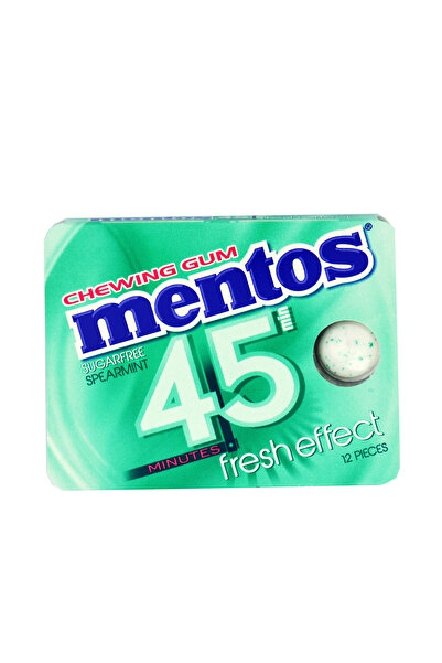 Mentos 45 Minutes Fresh Effect Chewing Gum Spearmint 18g