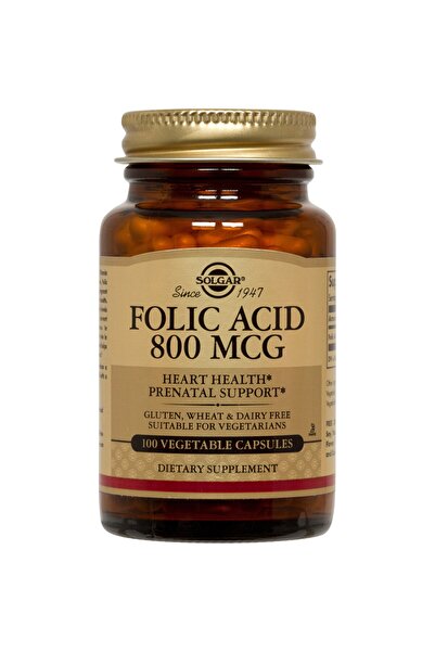 Solgar Folacin (kyselina listová) 800μg 100 tablet