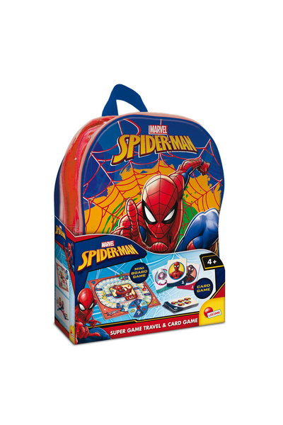 Lisciani Set jocuri cu ghiozdanel - Spiderman