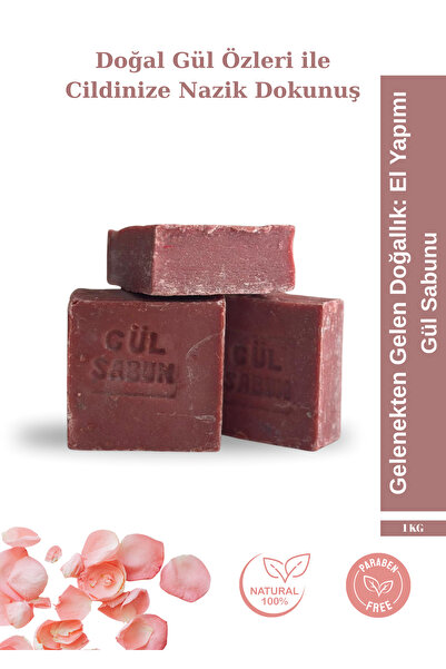 SOAVİE Doğal Gül Banyo Sabunu 1 KG