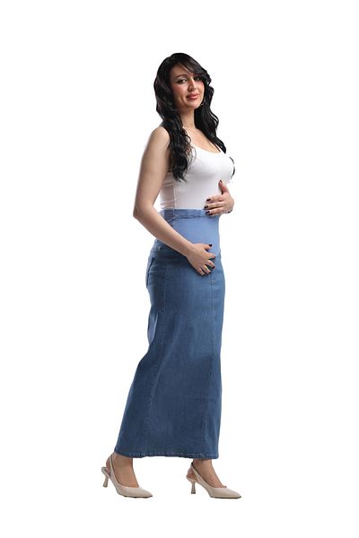 SUGA Easy Fit Maternity Denim Skirt