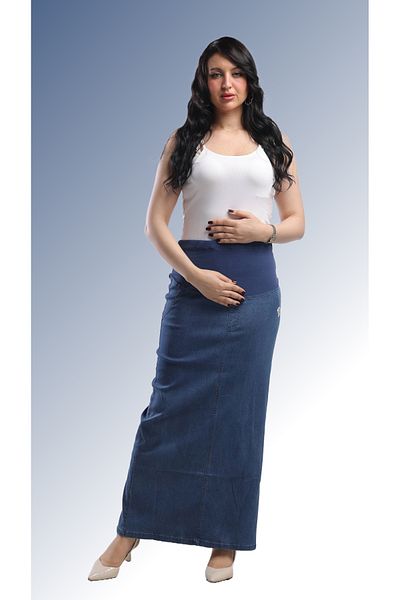 SUGA Easy Fit Maternity Denim Skirt