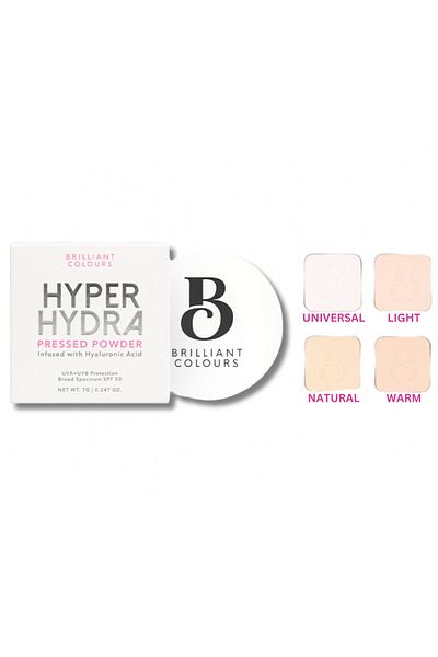 Brilliant Skin Essentials Brilliant Colours Hyper Hydra Pressed Powder Infused with Hyaluronic Acid 7g