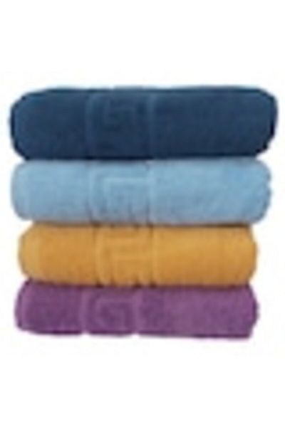 OEM Fluffy Hotel Towels Set, 50cm x 90cm, 4 Pieces, Greek Pattern, 100% Cotton, sqm, Mix Colors