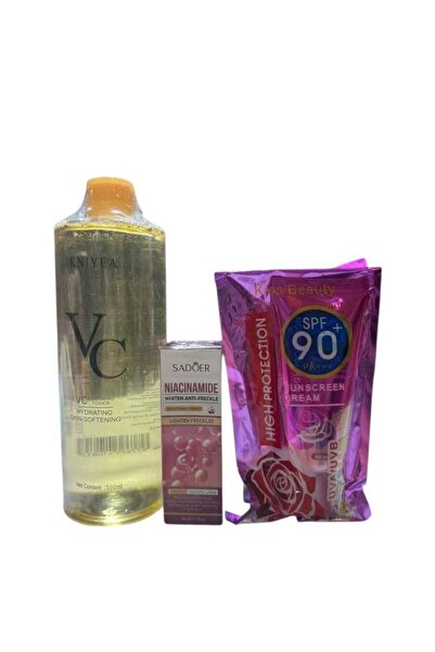 Kiss Beauty VCC VC Toner and Sadoer Serum with Sunscreen Kiss Beauty