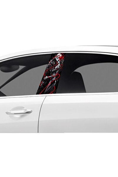 Çağlayan Reklam Araç Kapı Direk Kaplama Folyosu İskelet Desenli (sağ Sol Taki...