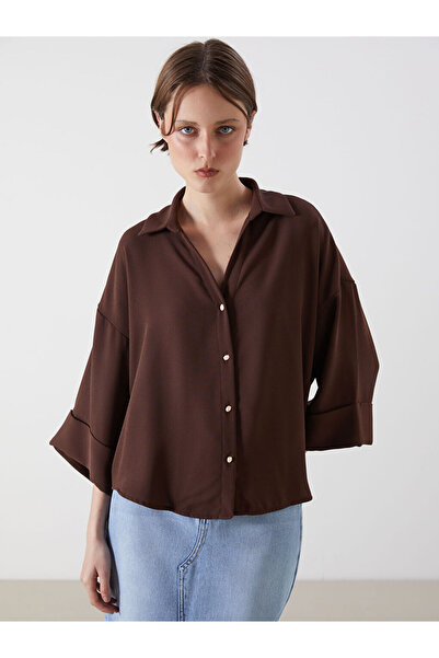 LC Waikiki Timeless Clothing & Zamansız Seçimler Bol Dikim Kadın Gömlek