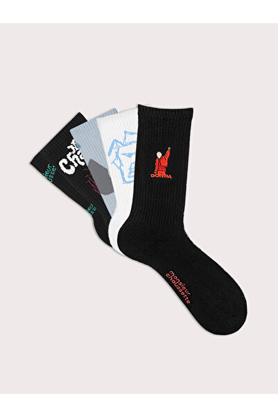 MONSIEUR CHAUSSETTE 5-PACK ORGANİK PAMUKLU ÇİFT KAT HAVLU İÇEREN ÇORAP SETİ