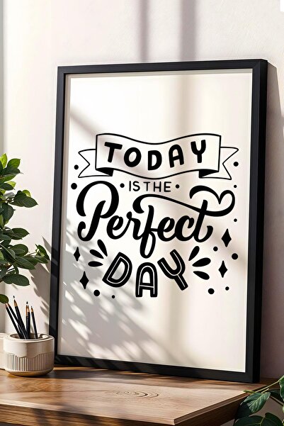 Saturn Astăzi este ziua perfectă Pictură înrămată - Astăzi este o zi perfectă...