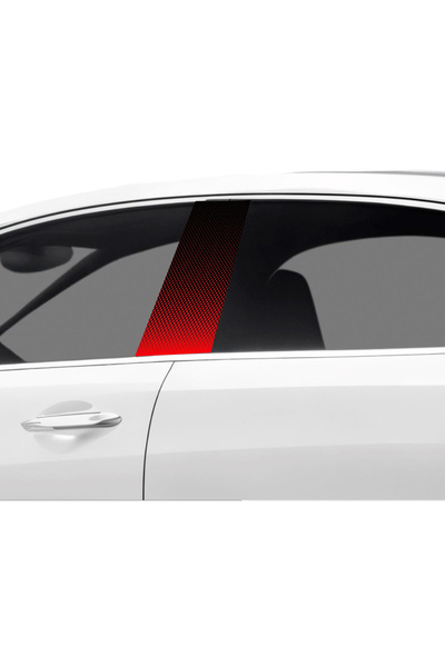 Çağlayan Reklam طلاء عمود باب السيارة بنمط فويل (مجموعة اليسار واليمين) (قطعت...