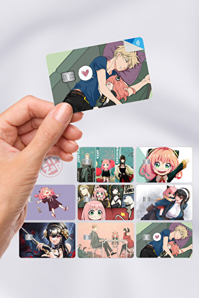 ZipZap Autocolant pentru cărți Spy x Family 8 bucăți