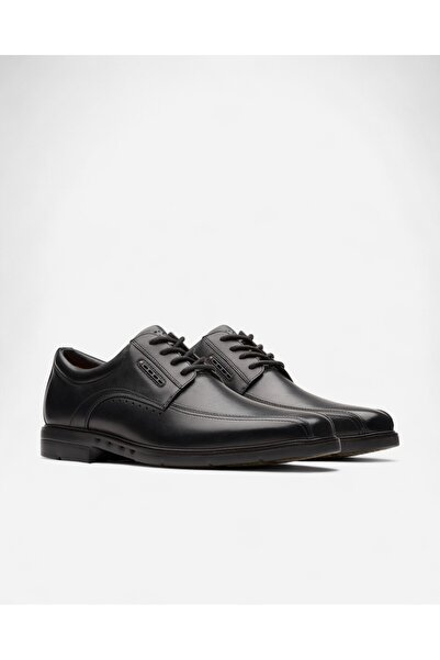 CLARKS Un Kendric Way Black Leather, M; 7 Erkek Siyah Günlük Ayakkabı 26179991
