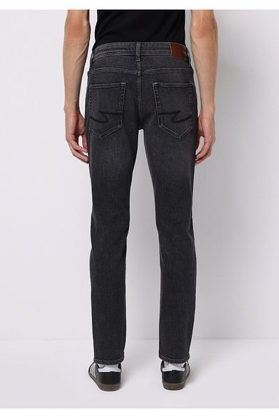 Colin's Straight Fit Men's Black Jean Trousers