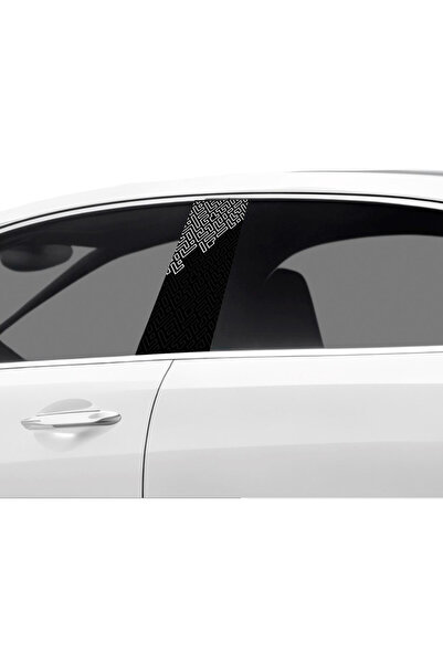 Çağlayan Reklam طلاء عمود باب السيارة بنمط فويل (مجموعة اليسار واليمين) (قطعت...