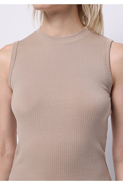 Colin's Slim Fit Women's Beige Tank Top