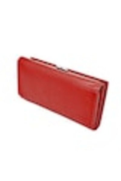 OEM Women's wallet, Hassion, made of genuine leather, garnet red 1519