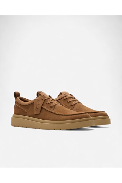 CLARKS Polden Moc Cola Suede, M; 7 Erkek Bej Günlük Ayakkabı 26180865