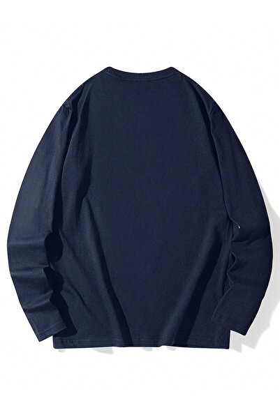 Flood Of Style Albastru bleumarin pentru femei Albastru bleumarin GO cu imprimeu supradimensionat