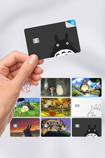 ZipZap ملصق تغليف بطاقة My Neighbor Totoro 8 قطع Tonari no Totoro