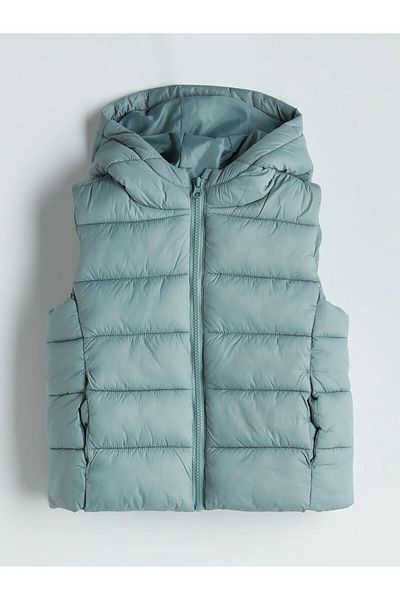 LC Waikiki Lcw Girl's down Vest with Hood (W5)