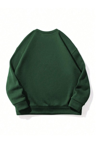 Flood Of Style Femeie verde Nefti Yeşil Rocky Dağ cu imprimeu supradimensionat