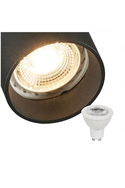 Generic Black track light, GU10 bulb replacement