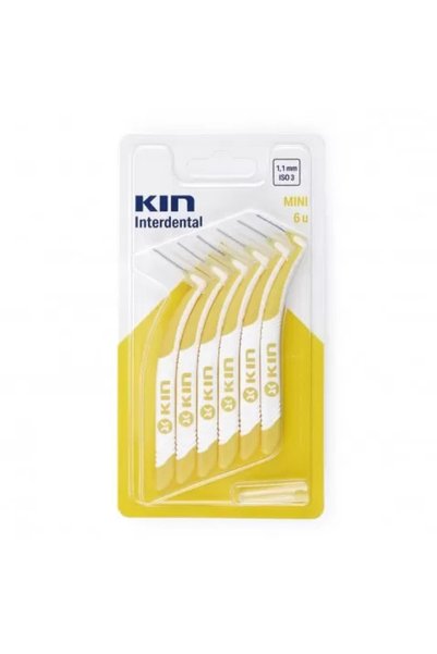 KIN Interdental Brush Mini 1.1mm Yellow