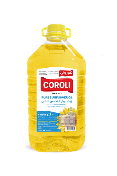 Coroli زيت دوار الشمس النقي - 5 لترات × 4