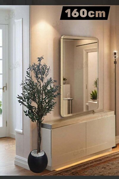 BYT ALRWASM FOR TRADE شجرة زيتون صناعية عرض 160 سم، 40 سم