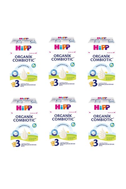 Hipp 3 Organik Combiotic Devam Sütü 600 G x 6 Adet