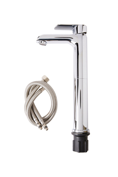 Raffine Single Lever Basin Mixer Chrome Faucet Silver