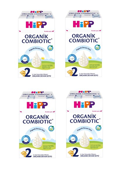 Hipp 2 Organik Combiotic Devam Sütü 600 G x 4 Adet