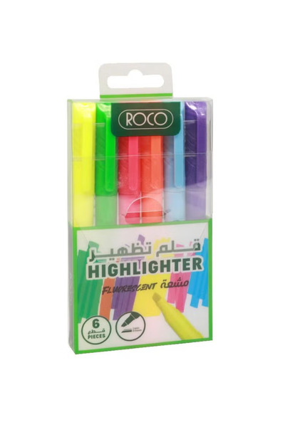 Roco 130 Slim Highlighter 1 - 4 mm Chisel Tip – Compact & Precise