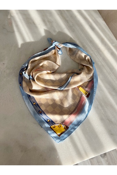 ToffyStore Toffy Blue Square Detail Flower