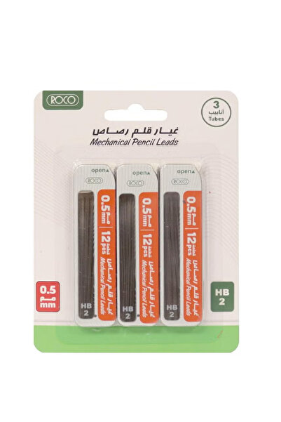 Roco Lead Refill Black0.5 mm2HB20 Leads/Tube