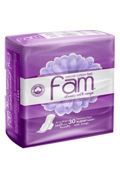 FAM Sanitary Pads with Wings from Fam, 30 Pads