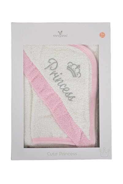 Cangaroo Prosop cu gluga pentru bebelusi Cute Princess si manusa de baie din ...