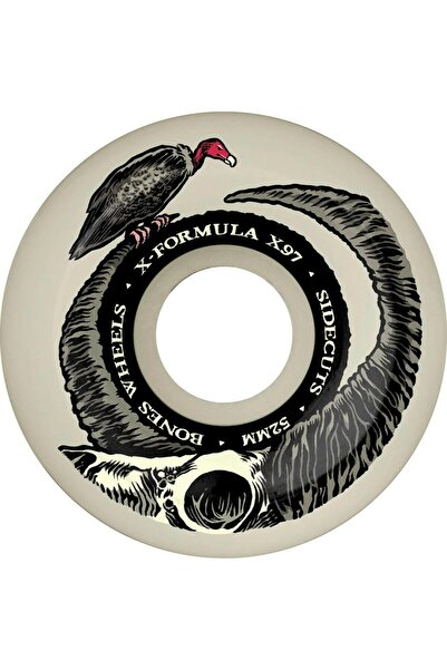 Bones X-Formula Floor Horns 52 MM V5 Sidecut 97A Kaykay Tekerlek Seti