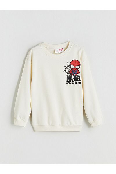 LC Waikiki New Season Spider-Man Printed Boys Sweatshirt