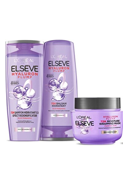 ELSEVE Set Sampon Hyaluron Pure 250 ml si Balsam 200 ml