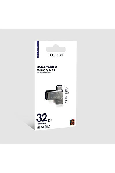 MATECHNO Metal USB OTG Type-C USB Flash Bellek 2 In 1 Type-c Girişli Akıllı Telefon Uyumlu