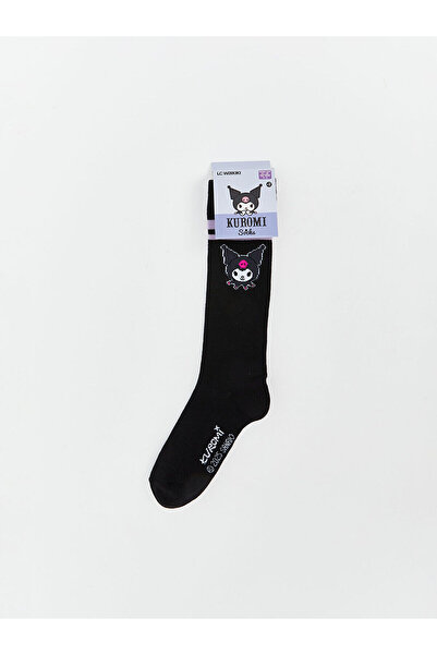 LC Waikiki Kuromi Patterned Girl's Knee Socks 2 Pack