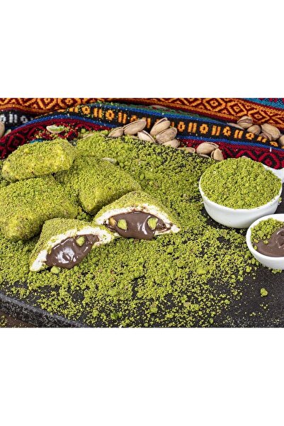 Bir Dünya Kuruyemiş Antep Fıstıklı Bohça,Çilokata Dolgulu Lokum 500 G