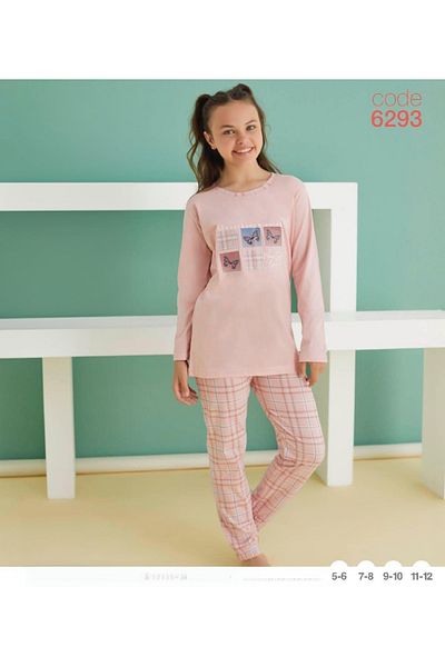 LARICE Girls' long-sleeved pajamas